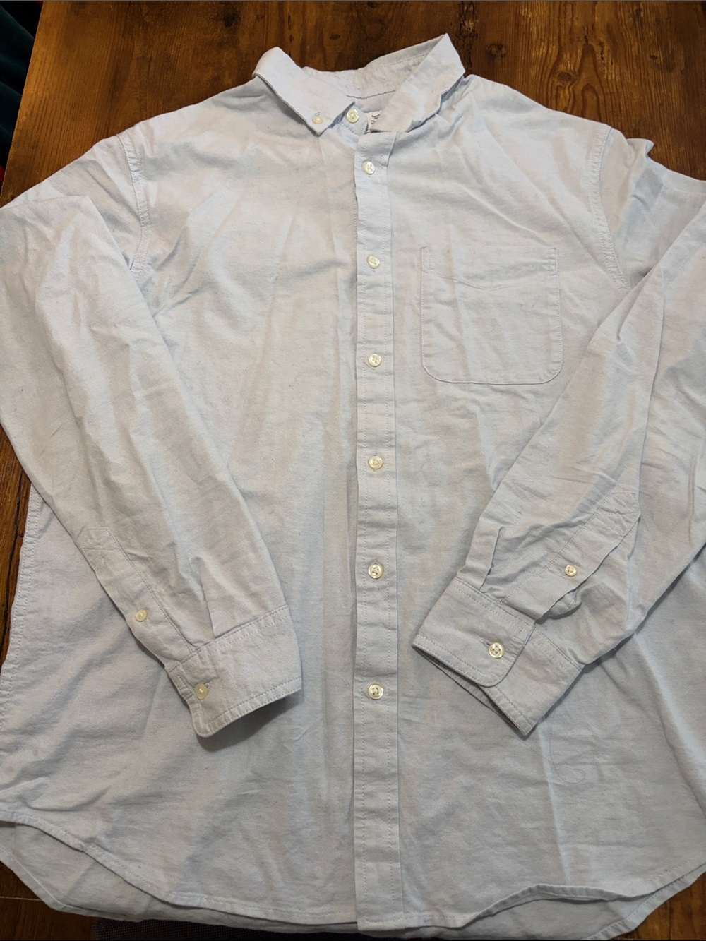 Old Navy Light Blue Casual Button-Down Shirt